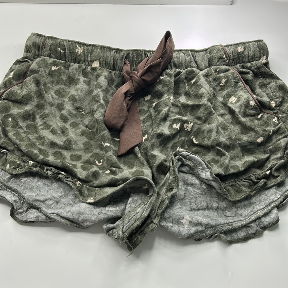 Aerie Sleep Shorts Medium Green